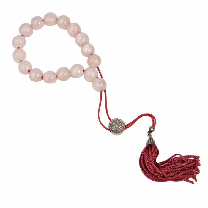 Kompoloi apo roz quartz